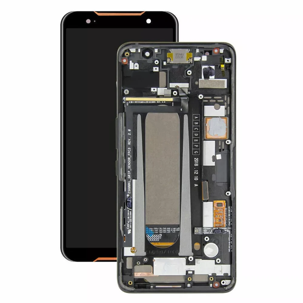 No Problem For ASUS ROG Phone ZS600KL LCD Display Touch Screen Digitizer Assembly For ZS600kl Athletic Grade HD Display