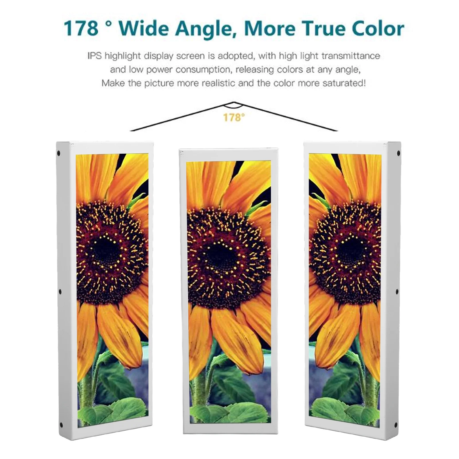 7.9in PC Temp Monitor Metal Case  CPU GPU SSD Data Temperature Monitor Panel for AIDA64 Hardware Driver Board PC Mini Monitor