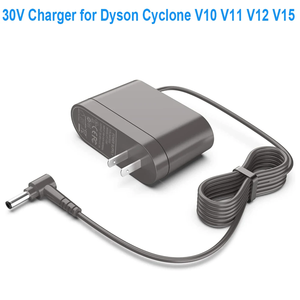 Charger for Dyson V10 V12 V15 SV12 SV22 Absolute Animal Motorhead Cordless Vacuum Cleaner 30.45V 1.1A Power Supply Adapter