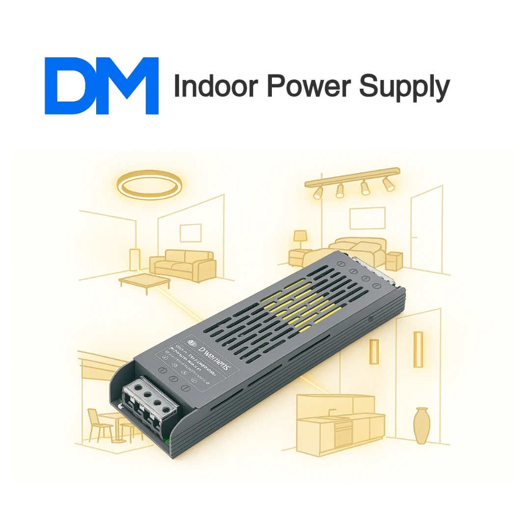 DM AC180-265V إلى DC12/24/48 فولت 60/100/200/300/400 واط داخلي Led تحويل التيار الكهربائي ل مصباح ليد 100% تحميل الطاقة مصباح ليد سائق