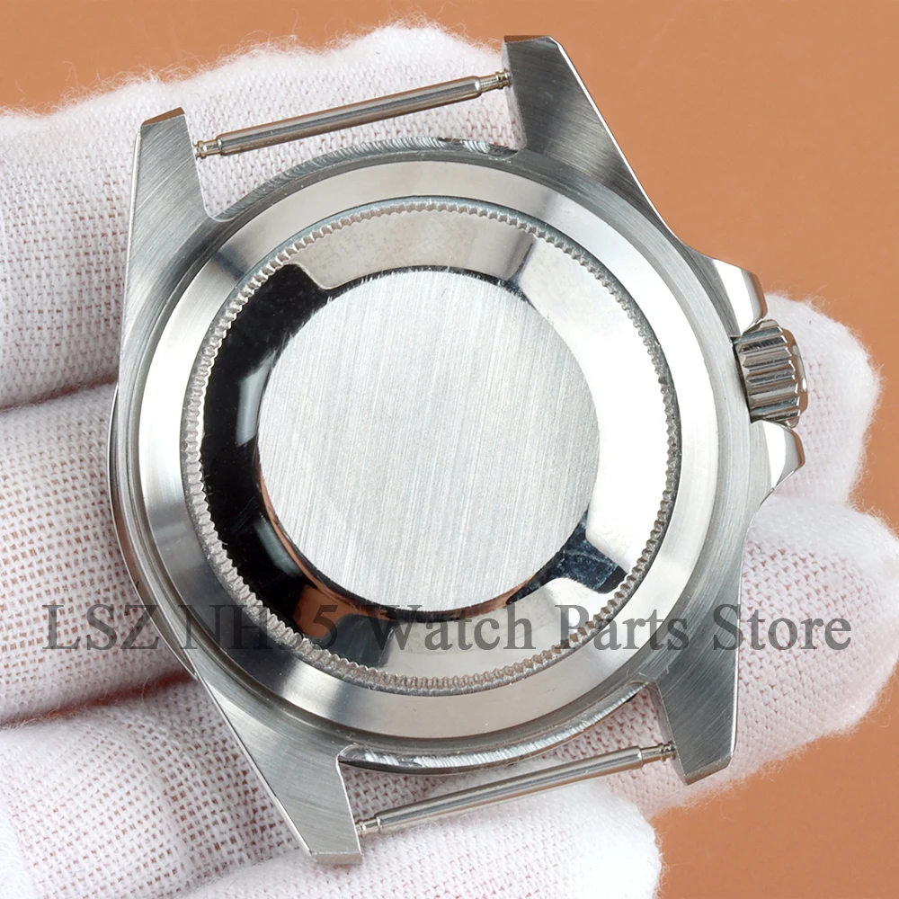 ل NH35 39 مللي متر EXP 24 ساعة GMT الصلب الحافة ساعة الحال بالنسبة NH34 NH35 NH36 حركة 28.5 مللي متر الهاتفي الياقوت الزجاج حافظة ساعة أجزاء