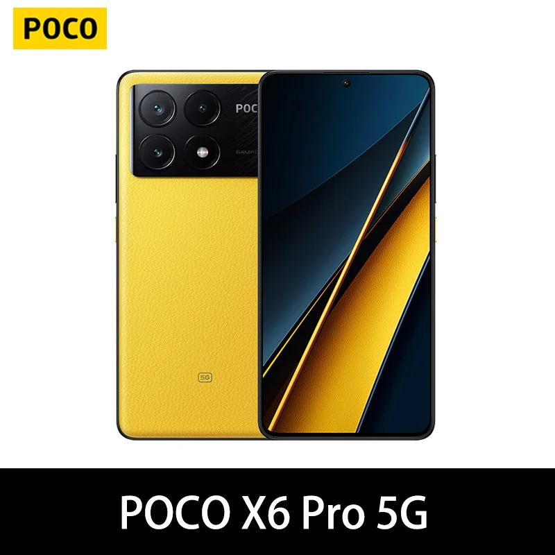 POCO X6 Pro 5G，Smartphones,NFC,Dimensity 8300-Ultra,120Hz,64MP camera,67W charging,5000mAh,EU version