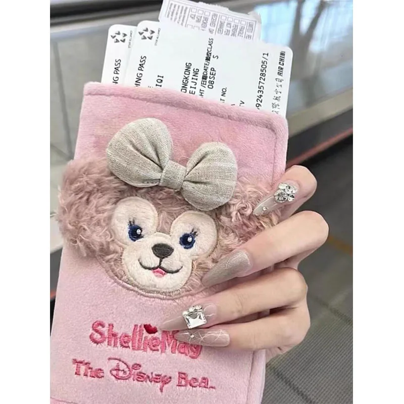 New Kawaii Cute Disney Shelliemay Duffy Card Holder Document Protective Cover Anime Cartoon Ins Birthday Gifts Girlfriend Gifts