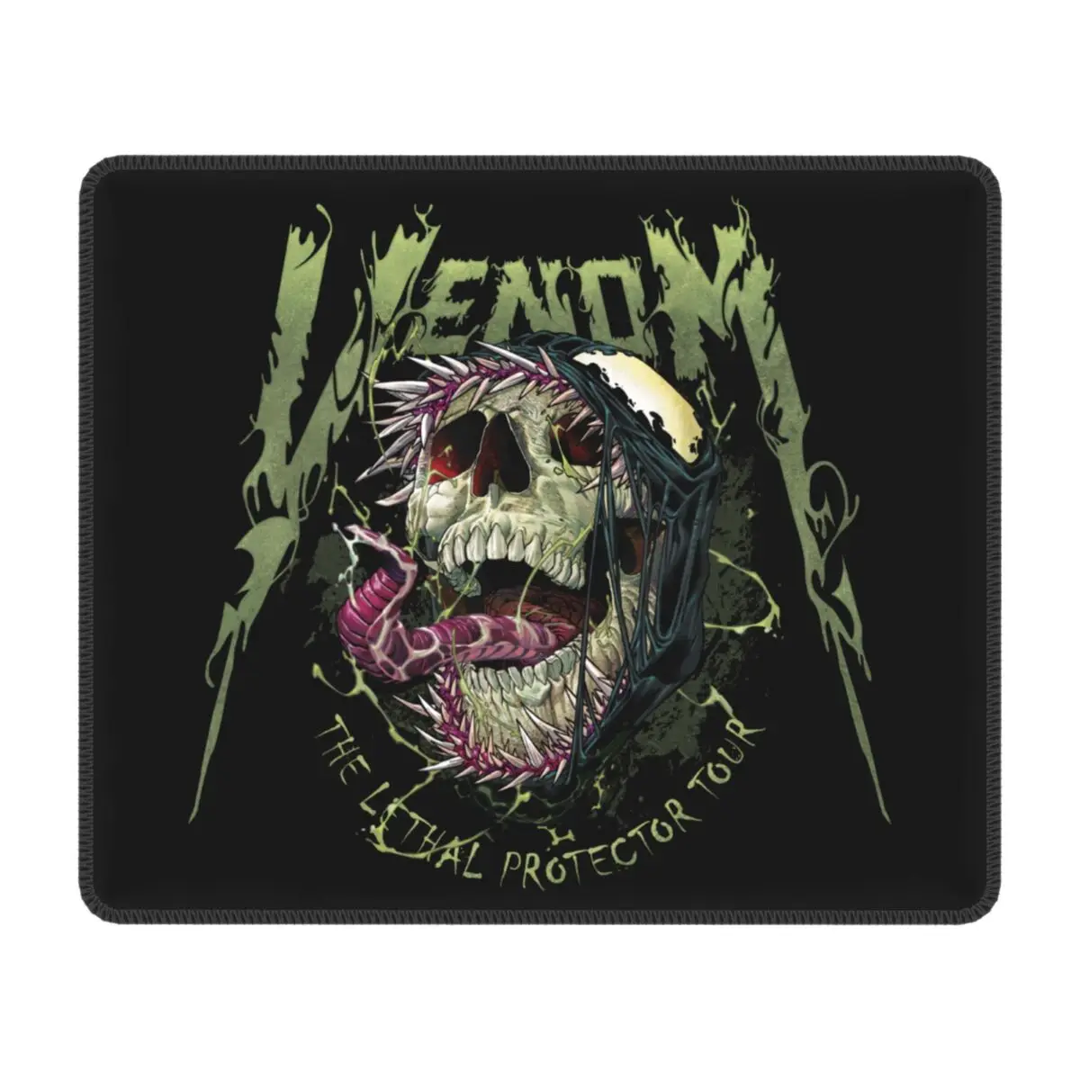 Custom Heavy Metal Venom Gamer Mouse Mat Anti-Slip Rubber Base Lockedge Mousepad Office Laptop Computer PC Mouse Pads