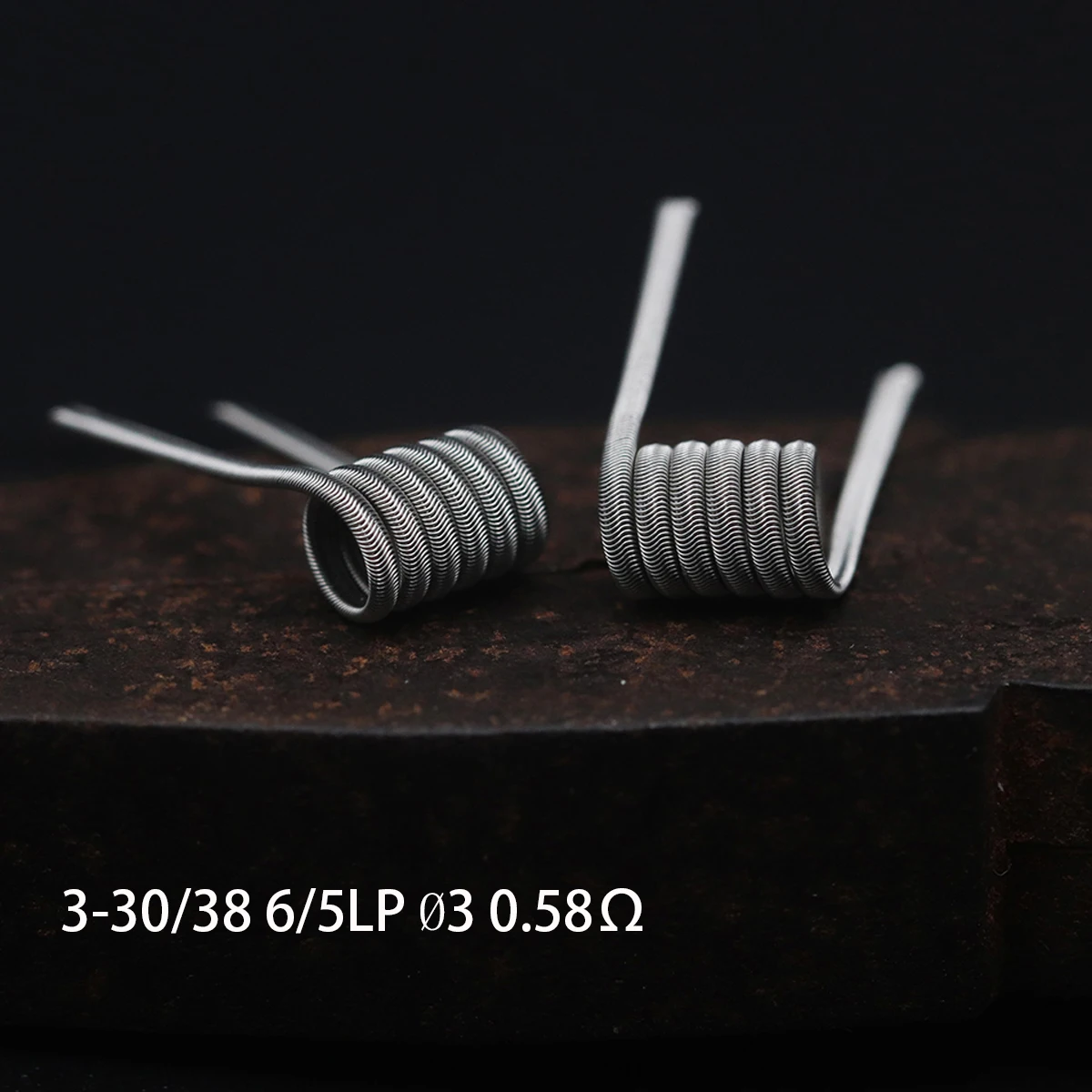 Handmade 10pcs 3/2.5mm Inner Diameter Alien Fused Clapton DL/DTL/RDL Coil Resistance PreBuilt Spiral Tool Alien Ni80 Springs Too