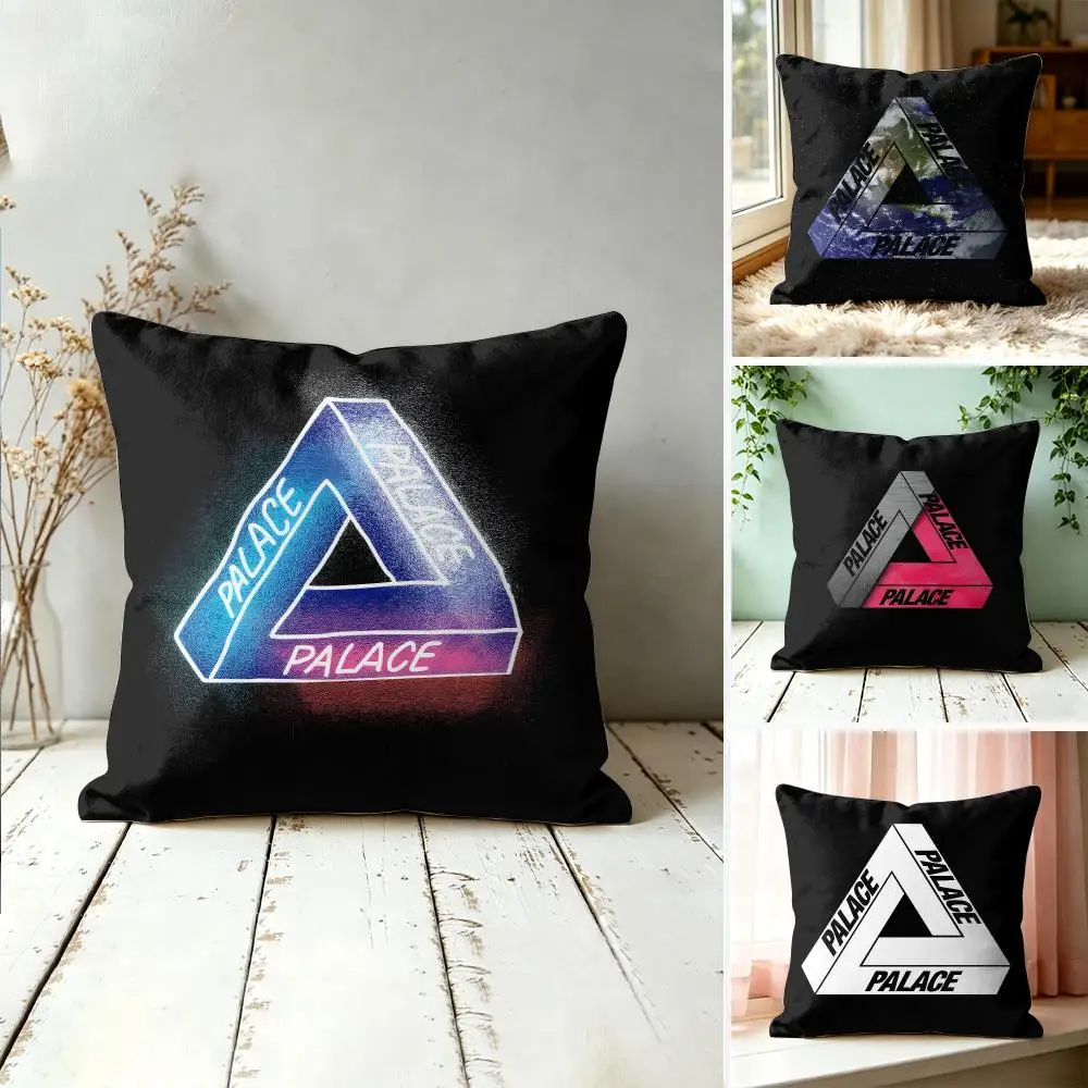 Fashion P-PALACE-E Skateboards Cushion Cover Square Decorative Throw Pillow 40x40cm For Sofa Bedroom Living Room Home Decor