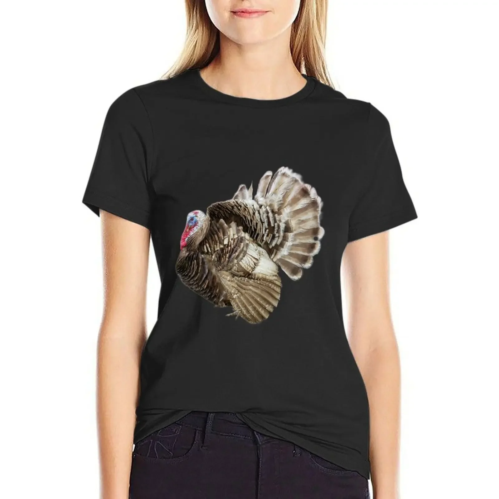 Chocolate turkey T-Shirt graphics aesthetic clothes korean fashion t-shirt dress for Women sexy