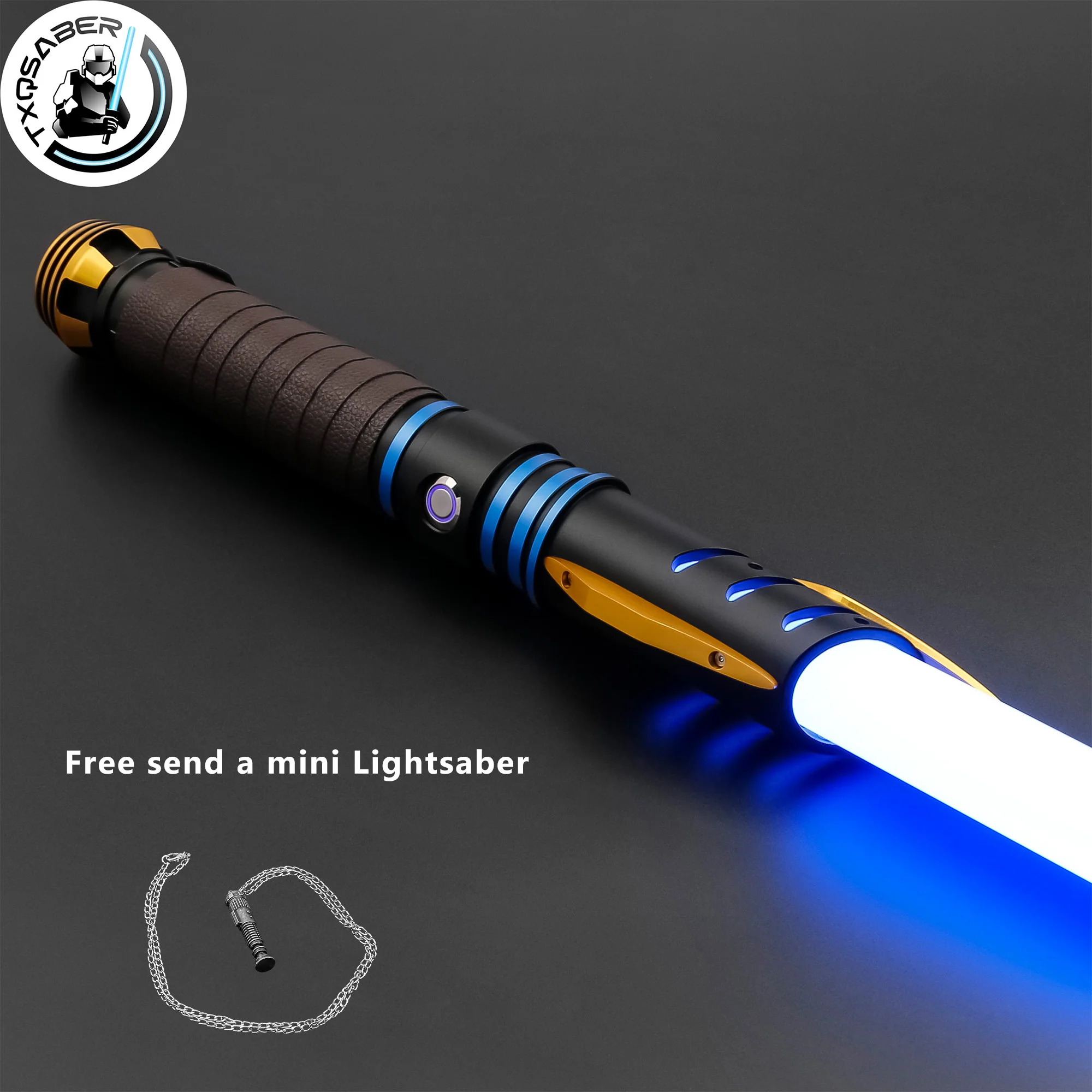 CrucQSAtextures-Sabre laser ET1 RapDueling Light Sword, RVB Noe Pixel, Poignée en métal, Swing lisse, FOC Lasersword pour cosplay, Jouets pour adultes