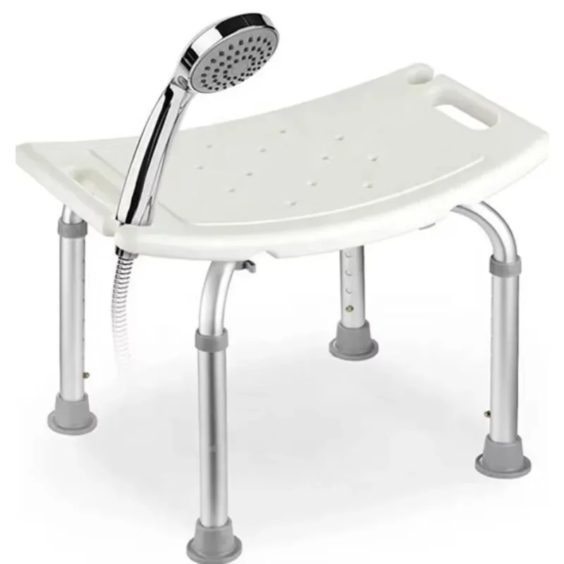 

Adjustable Shower Chair 300 lbs Weight Suction Foot Bath Seat Bathroom Safety Equipment