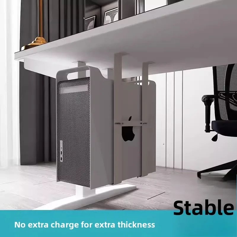 huibaili-computer-main-board-rack-office-desk-underneath-mounting-bracket-fixed-support-frame-wall-hanging-support-accessory