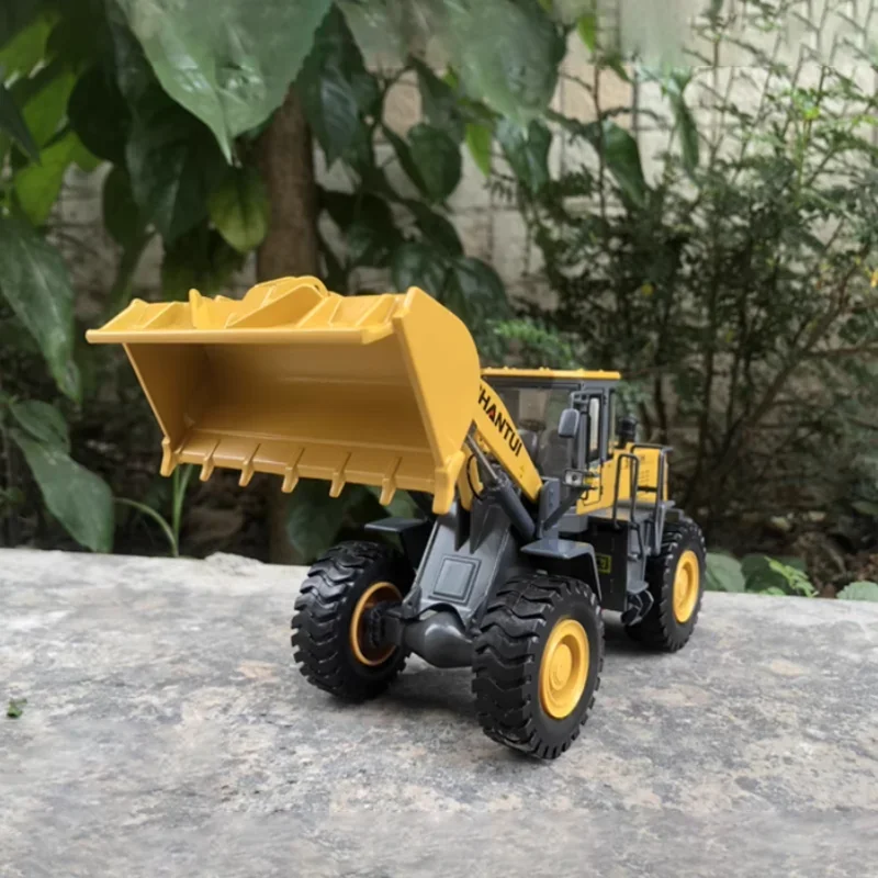 المصنع الأصلي 1:35 SHANTUI SL56H نموذج محاكاة الجرافة ذات العجلات المصنوعة من سبيكة المعدات الثقيلة للعرض والتجميع #6