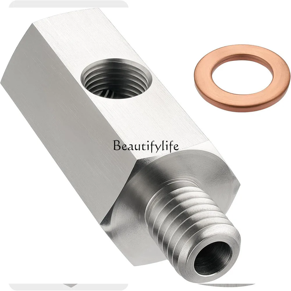 

Cross-border modified auto parts M12 tee to 1/8NPT side hole oil pressure sensor adaptable diameter change connector