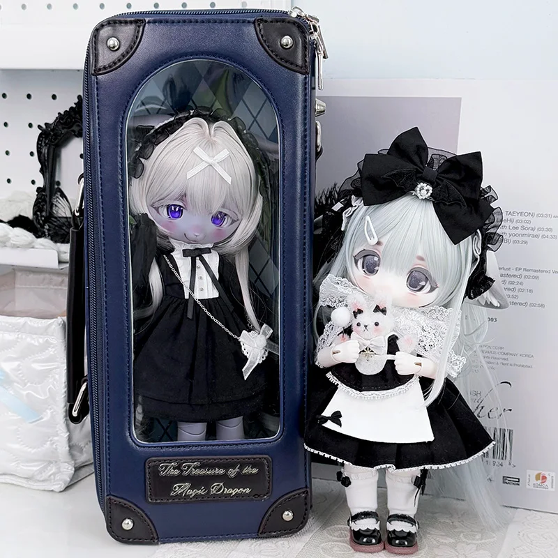 الأصلي اليابان نمط 6 نقاط BJD دمية طفل حقيبة الطلاب لطيف دمية حقيبة تجميع المحمولة Crossbody الكتف Bjd حقائب كتف