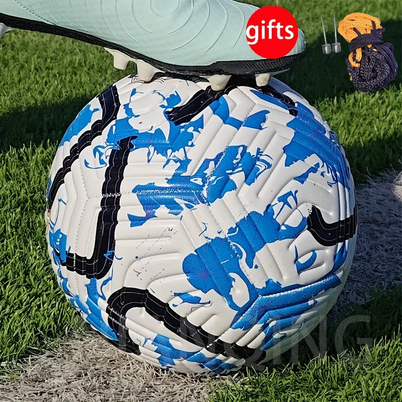 Size 5 PU Soccer Ball Professional Adult Training Football Wear‑resistant for Indoor Outdoor Grass Sports Game