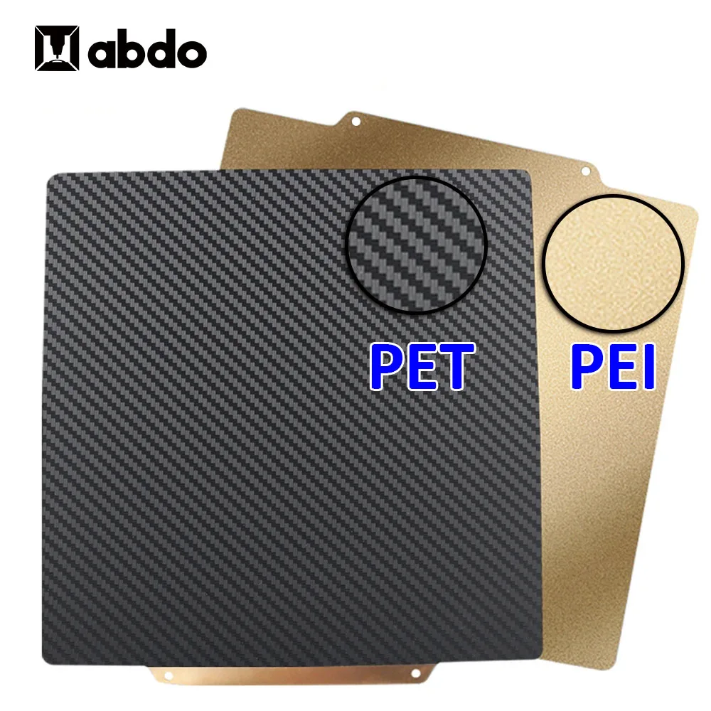 

Double Side PET+PEI Spring Steel Sheet PEI Magnetic Build Plate 180/220/235/310/257 Heated Bed 3D Printer Ender 3 Upgrade Ender5