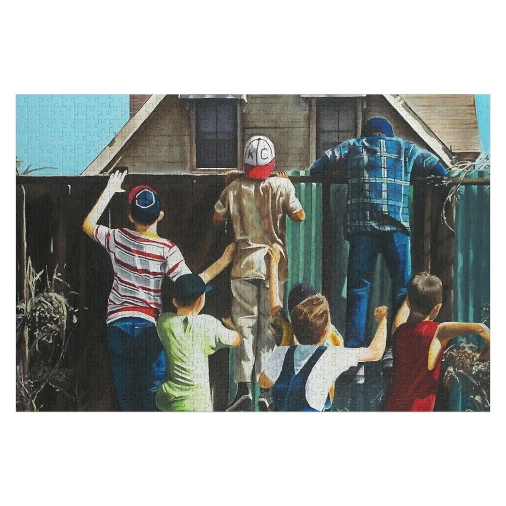 The Sandlot Jigsaw Puzzle Custom Wooden Name Jigsaw Custom Toddler Toys Personalize Puzzle