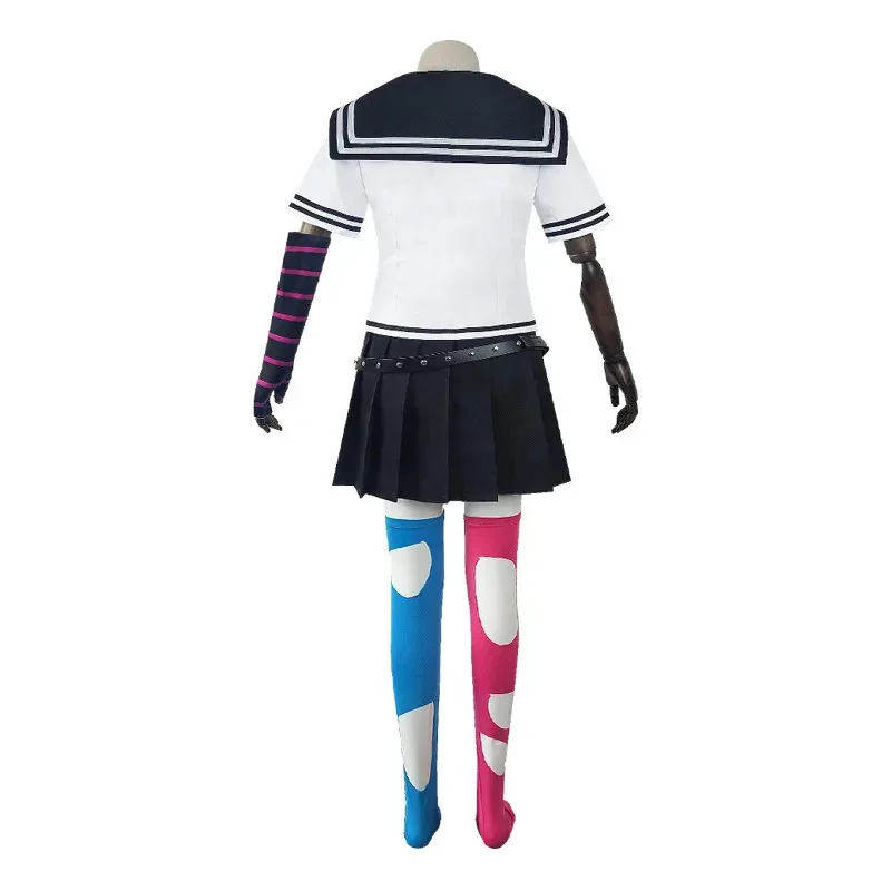 CyAnime Game Danganronpa 2 P2 Ibuki Mioda أزياء تنكرية للنساء بدلة بحار يومية JK زي الهالوين لعب الأدوار شعر مستعار بدلة كاملة