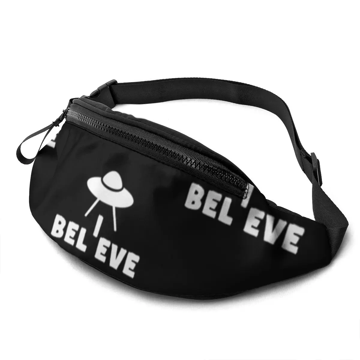 

X Files Waist Bag Polyester Print Waist Pack Fisherman Running Bag