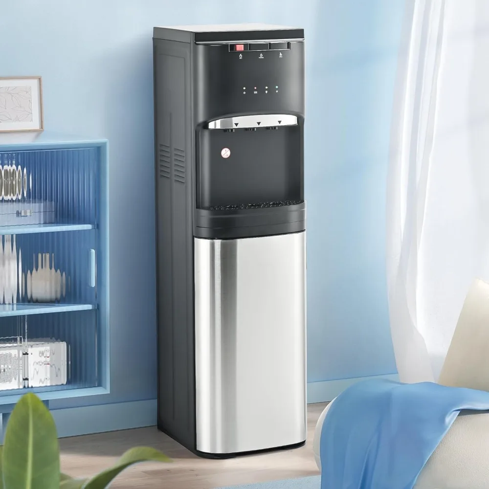 Self Cleaning Bottom Loading Water Cooler Dispenser, with UV Lights Stainless Steel Water Cooler for Home,