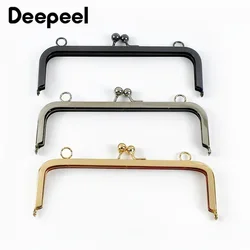 1/2/3/5Pcs 10/15/19cm Square Metal Purse Handbag Handles Bag Kiss Clasp Lock Frame Handle DIY Wallet Sewing Hardware Accessories