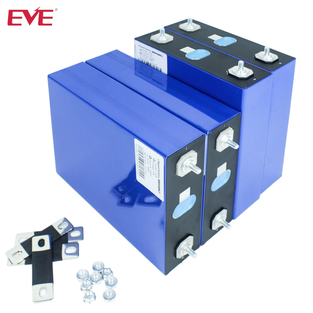 EVE 3.2V 230Ah Lifepo4 Rechargeable Batteries 4-16PCS Original A Grade Cell For Energy Storage Solar System RV Boat