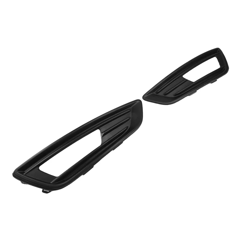 

ABQB-Car Fog Light Frame Foglights Covers Headlight Grille With Hole For Ford Focus Mk3 2015-2018 F1EB15A299AA F1EB15A298AA