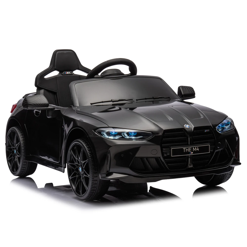 Coche de juguete M4 para niños, 12v, 2,4G, Control remoto para padres, pantalla de alimentación ajustable de tres velocidades, USB, MP3, Bluetooth, luz LED, historia