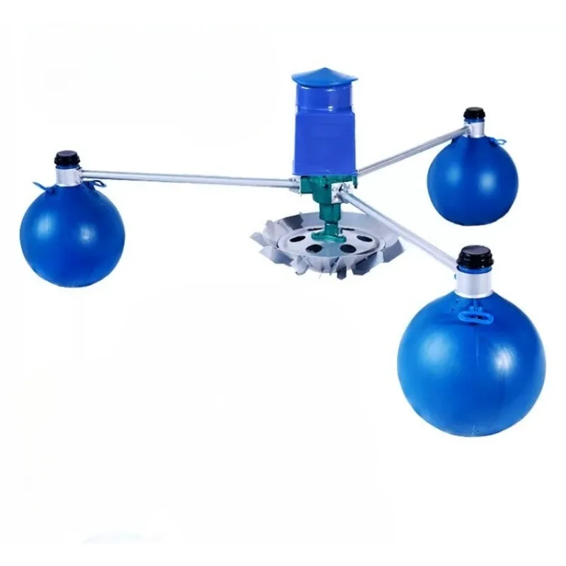 1pcs Impeller type fish pond aerator fish breeding large aeration floating water pump shrimp oxygen