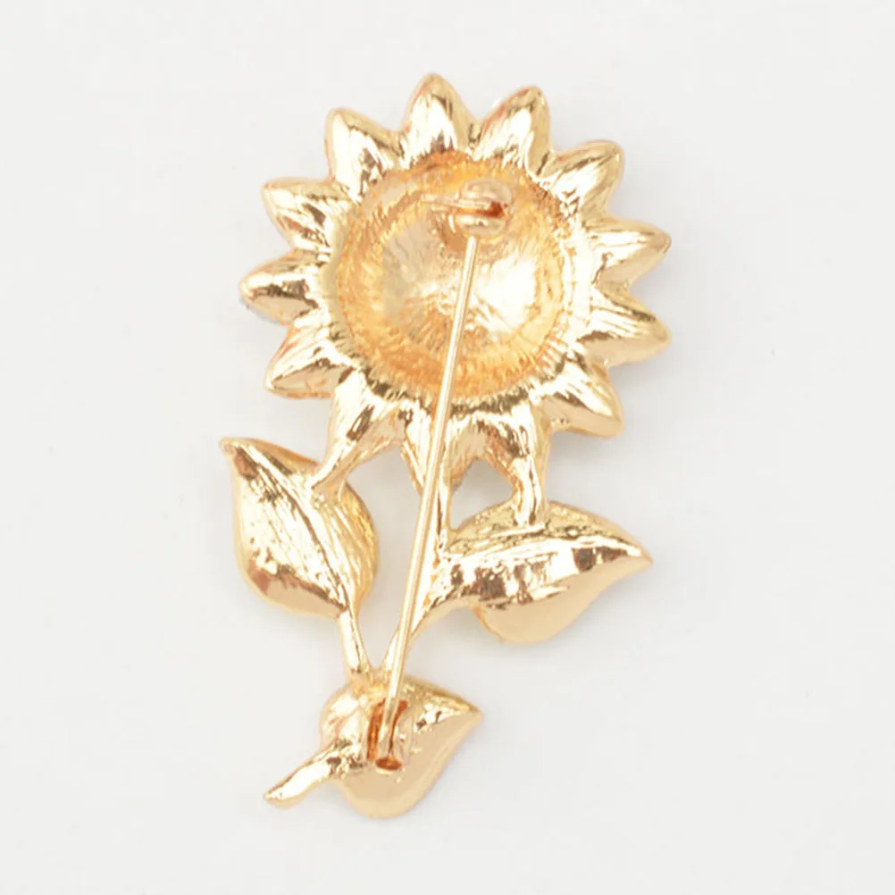 

Sun Flower Brooch Coat Jewelry Lapel Pins Sunflower Cartoon Yellow Brooches and