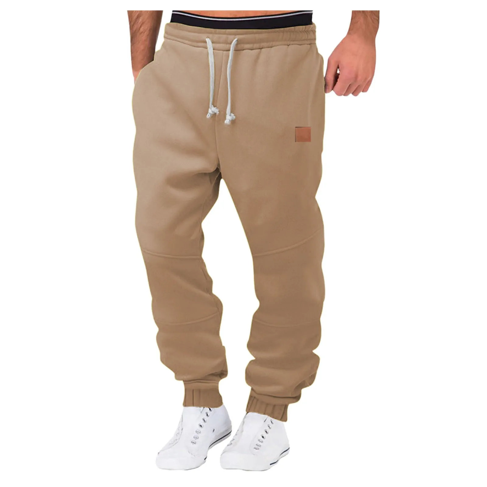 Men's Sweatpants Winter Warm Thermal Trousers Casual Athletic Fleece Pants Jogging Pants Men Sport Pants Overalls Pantalones