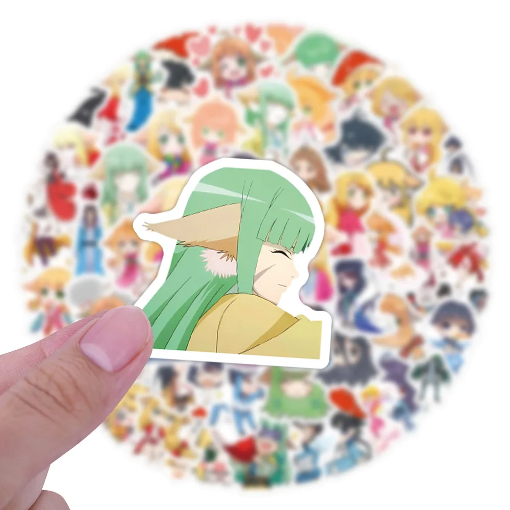 50/105PCS Fox Spirit Matchmaker Stickers Funny Anime Decals Cute Meme Cartoon Decoration Laptop Guitar Bike Graffiti Sticker