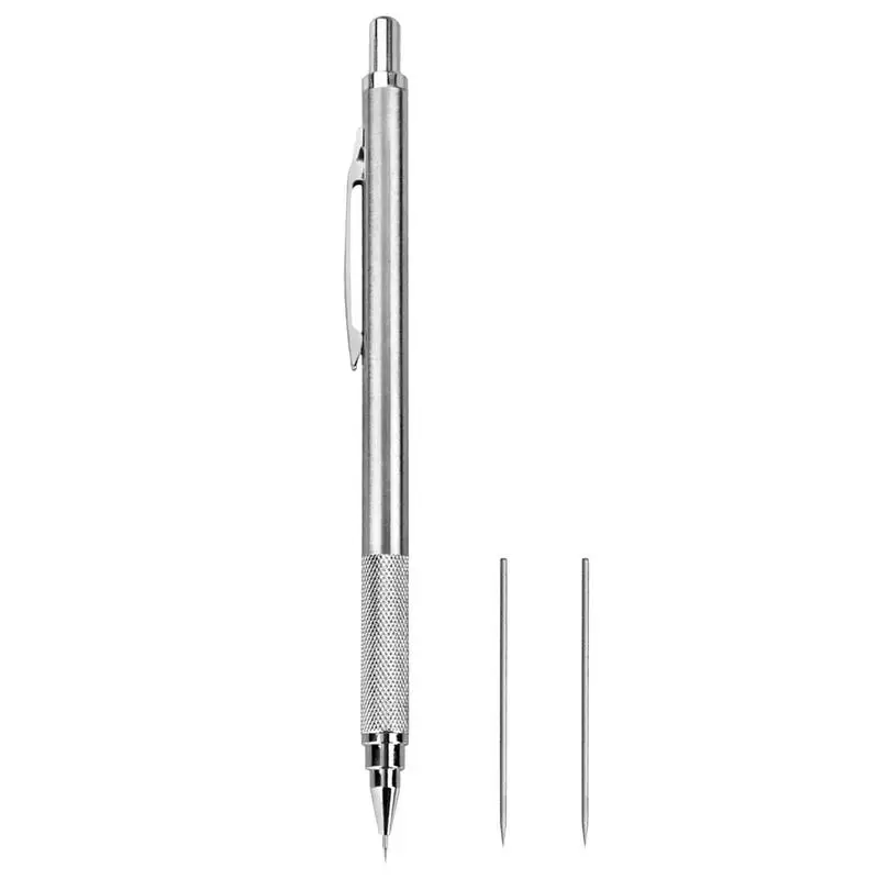 Metal Mechanical Pencil Construction Pencils Metal Marking Pen Welders Pencil Metal Marker For Engraving Scribing Glass Wood Acr