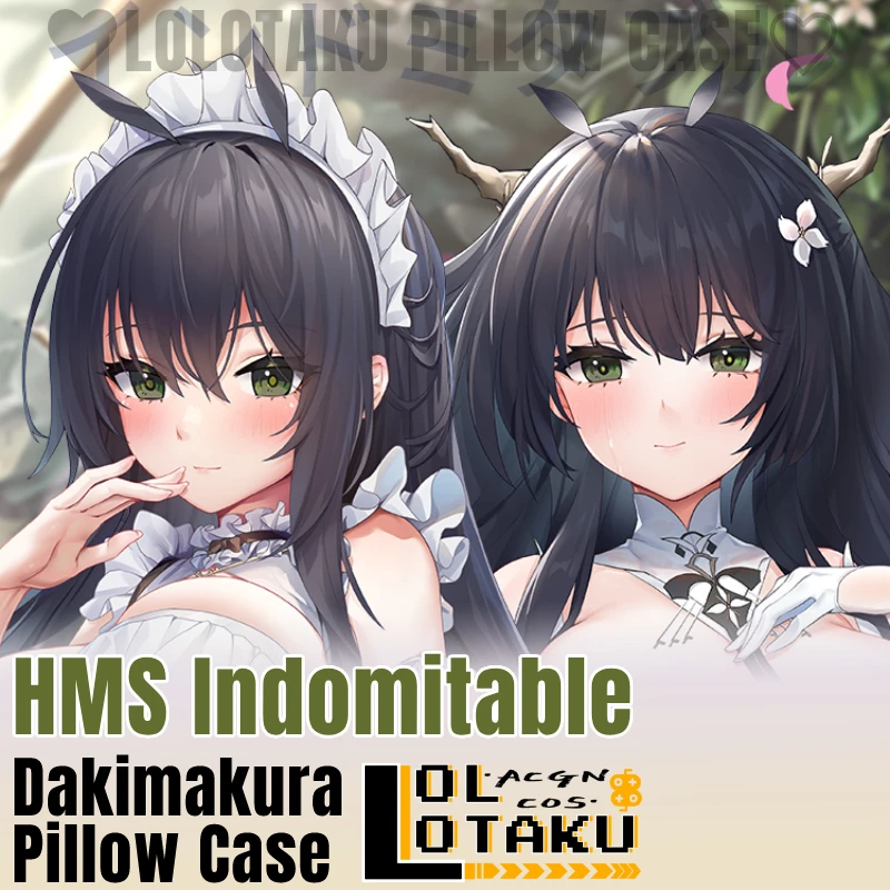 HMS Indomitable Dakimakura Azur Lane Hugging Pillow Case Full Body Sexy Pillowcase Home Bedding Cushion Cover Decor Otaku Gift