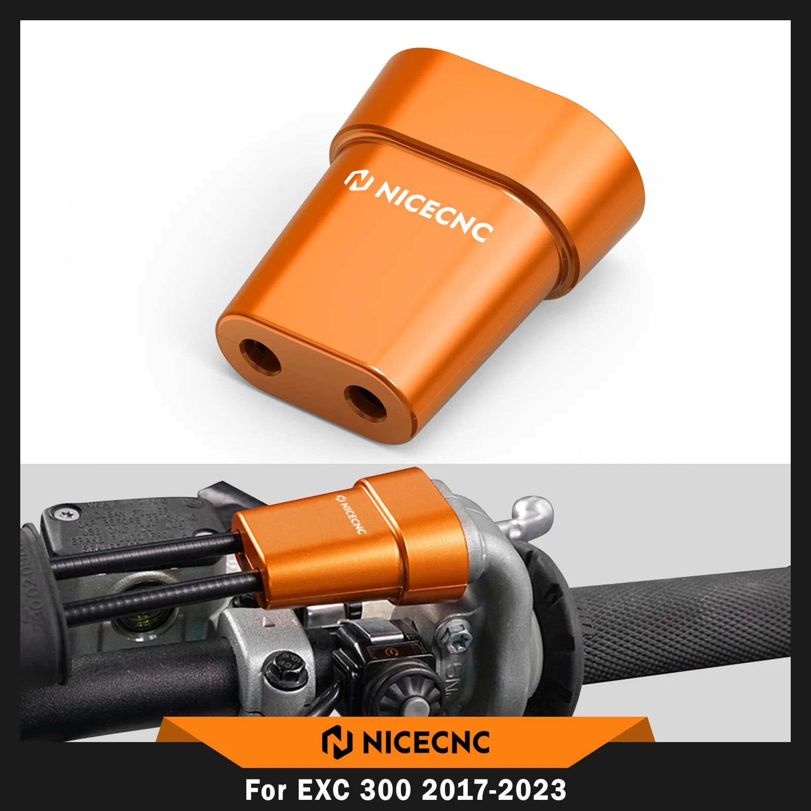 

NICECNC For KTM EXC 300 2017-2023 EXCF 350 EXC 450 XCW 300 XCF-W Throttle Cable Guard SX 125 SXF 250 SXF 450 XC XCF 2016-2022