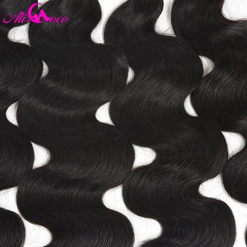 Ali Coco Peruvian Remy Body Wave Hair Bundles 8-30 inch 100% Human Hair Weaving 1/3/4 Bundles Natural Color Can Be Dyed