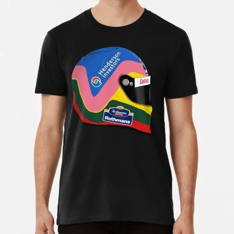 Jacques Villeneuve 1997 Helmet Made in Australia T Shirt S to 2XL
