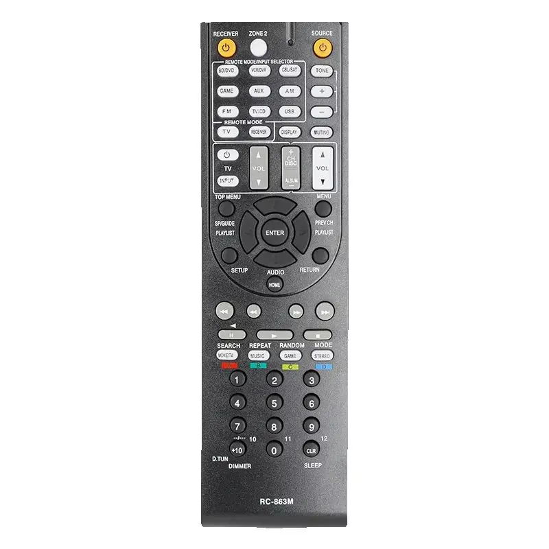 RC-863M For Onkyo Remote Control Replacement, For Onkyo AV Receiver HT-R592 HT-S5600 HT-R2295