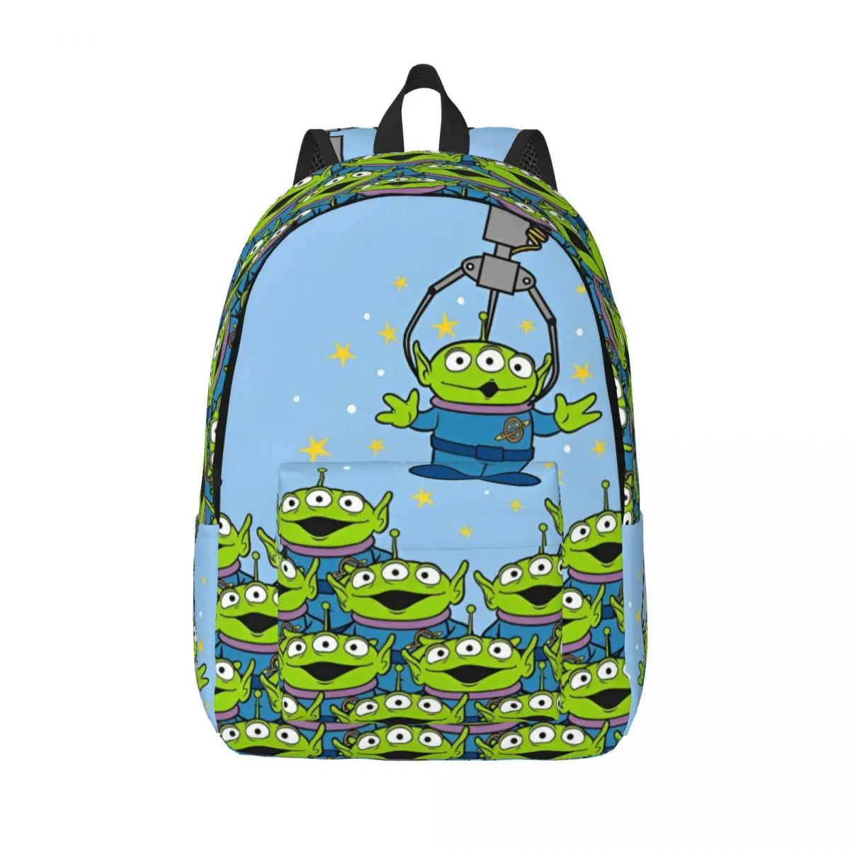 

Toy Story Alien Three Eyes Alien Backpack for Men Women Cool School Work Daypack Cartoon Cute Kawaii College Shoulder Bag Sports
