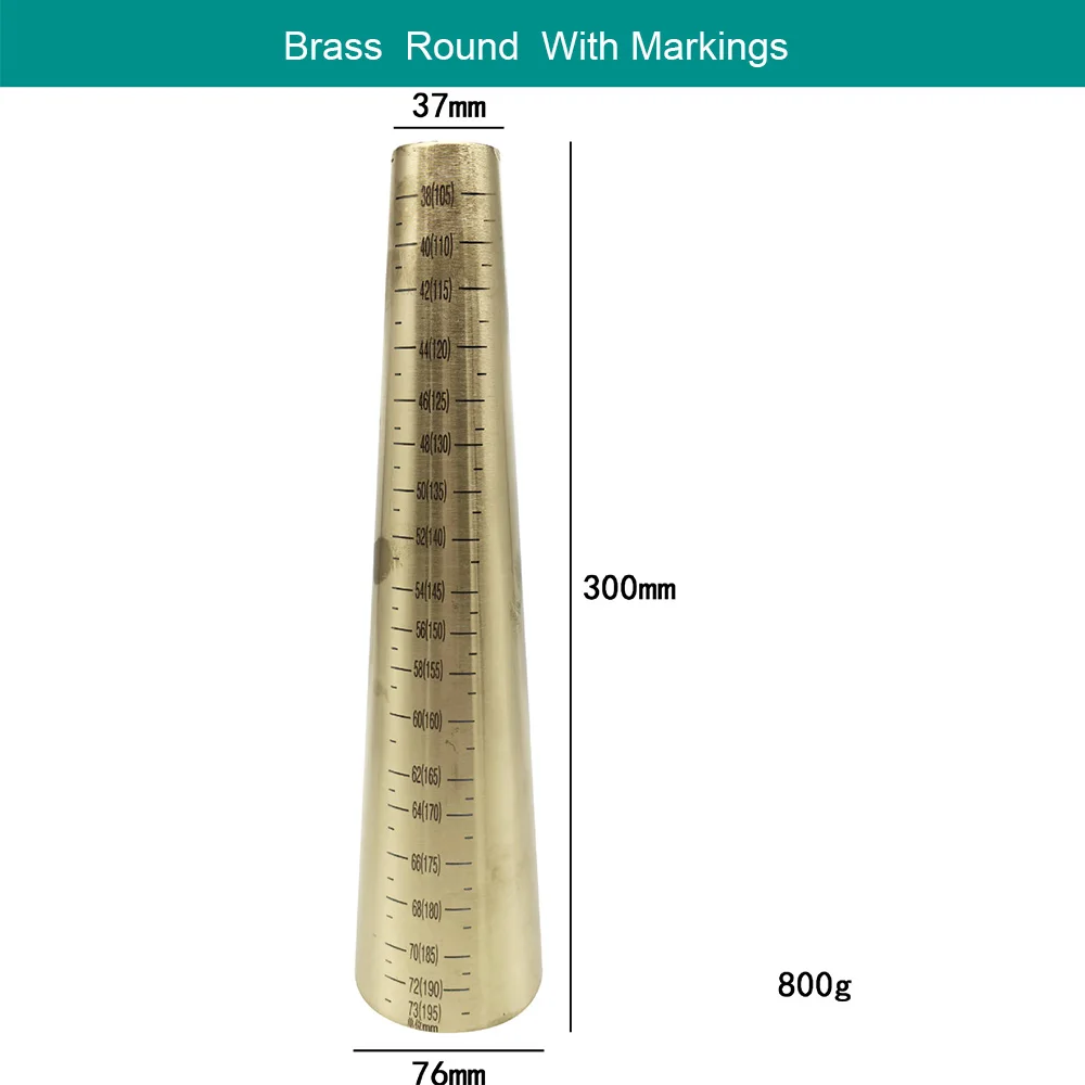 Jeweler Oval/Round Bracelet Mandrel Tapered Steel Brass Metal Shape Forming Wire Wrap Bracelet Tool