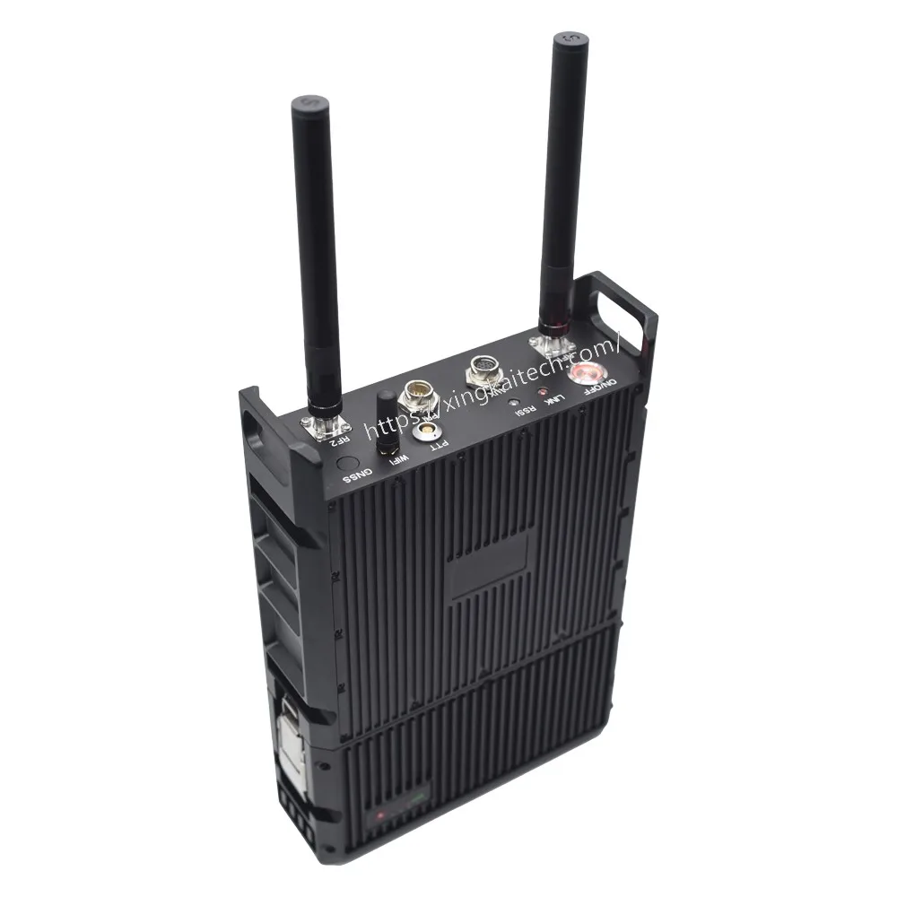 Portable SDR Backpack 2*20W MIMO Mesh Radio Long Range Wireless Communication WiFi Repeater Video Data Transmission for UAV UGV