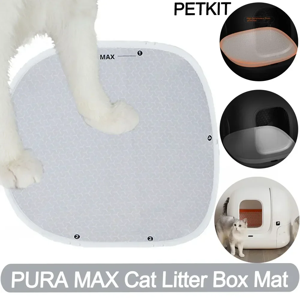 Petkit PURA MAX Sandbox Cat Litter Box Mat Akcesoria Wysokowydajna podkładka zapobiegająca wydajności jest odpowiednia poduszka toaletowa dla kota