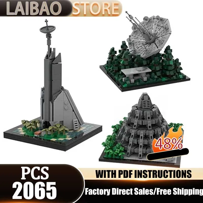 مكعبات بناء نموذجية شهيرة مستوحاة من أفلام النجوم، قاعدة متمردي الغابة، مكعبات تقنية معيارية، هدايا ألعاب عيد الميلاد، مجموعات تجميع ذاتية الصنع