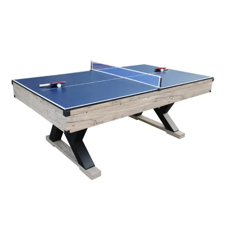 In Stock 7ft 3 in 1 Combo Multi function Game Ping Pong Table/ Pool Tabel/Dining Table For Home Use