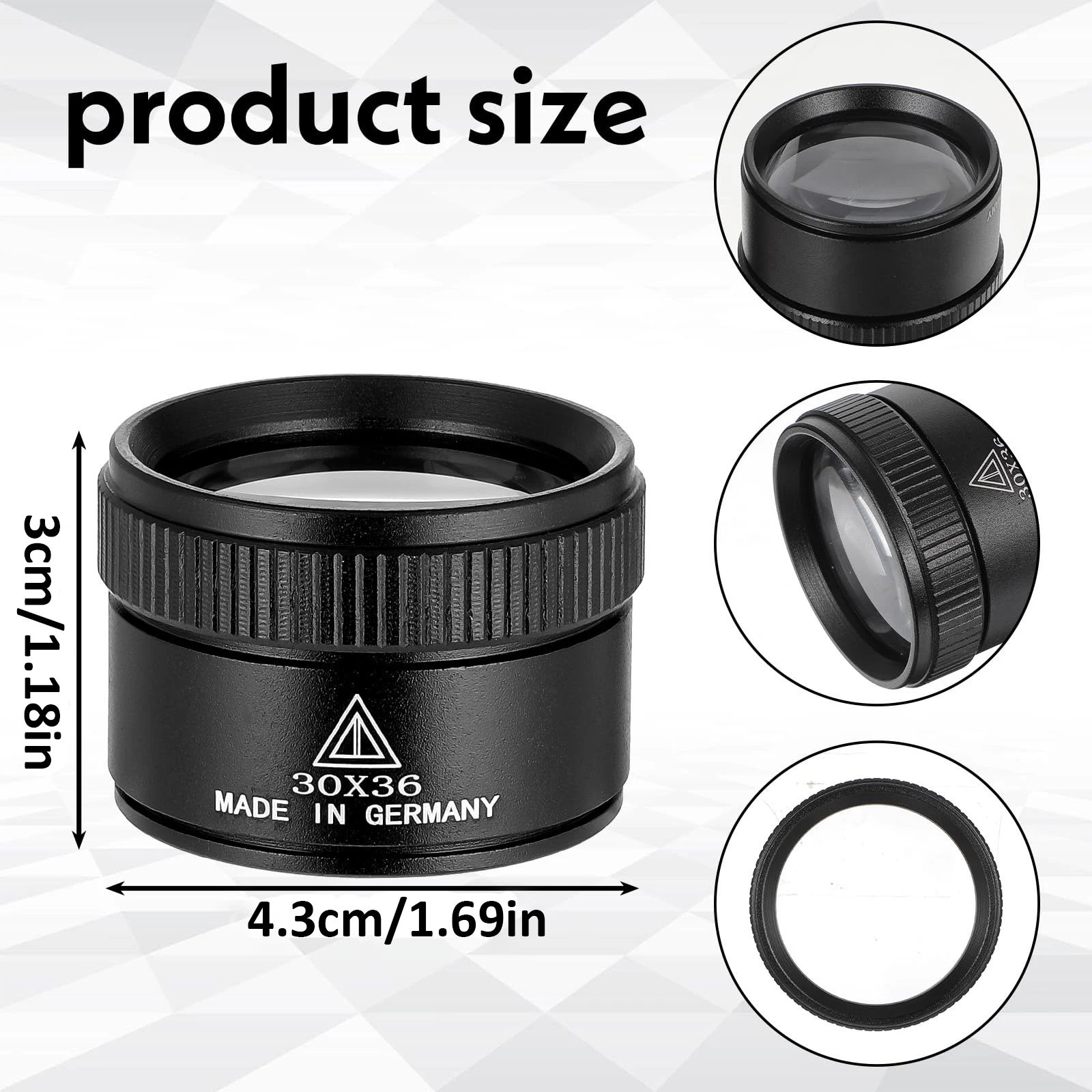30X Metal Magnifier K9 Optical - Eye Piece Magnifier review and price