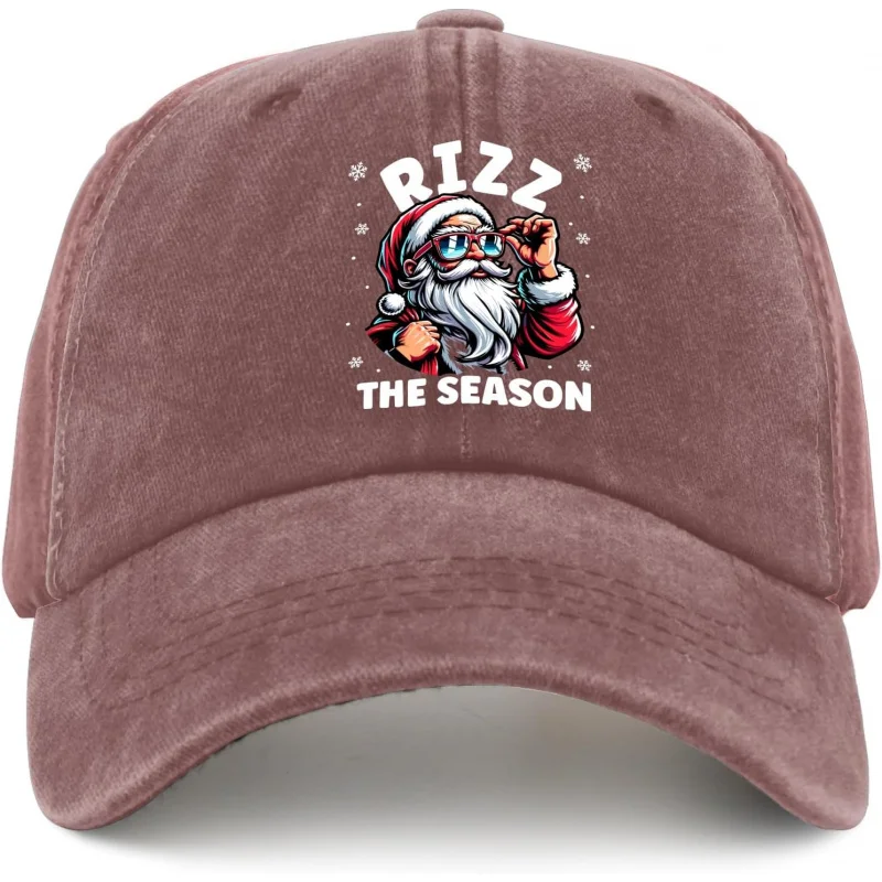 Rizz The Season Sombreros hombres para mujer gorra de béisbol vintage lavado senderismo sombrero equipado