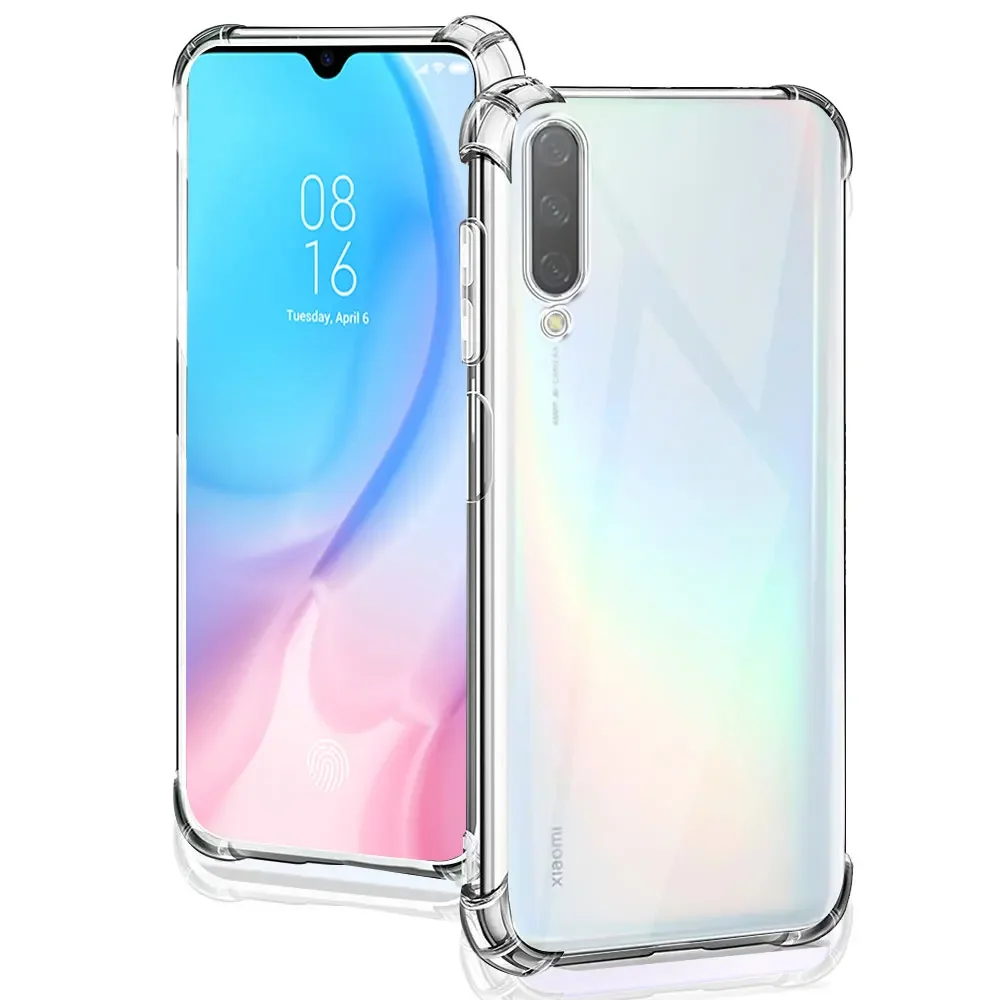 Shockproof Case For Xiaomi Mi A3 Soft Silicone Transparent Case For Xiaomi Mi A3 Lite Clear Cover Xiaomi MiA3 A3Lite Funda Coque