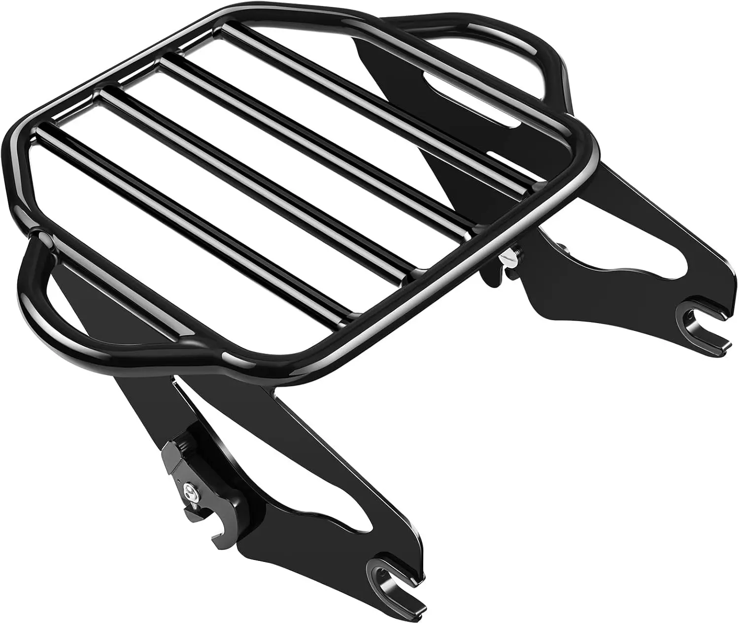 

Detachable Luggage Rack for Motorcycles, Compatible with Touring Models 2009-2024, Gloss Black Finish