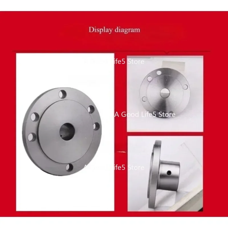

For Flange,No Keyway Chuck Motor Shaft Flange,for Self Centering K11/K12/K72-80 K11/K12/K72-100 Inner Hole 12-25mm Chuck Flange