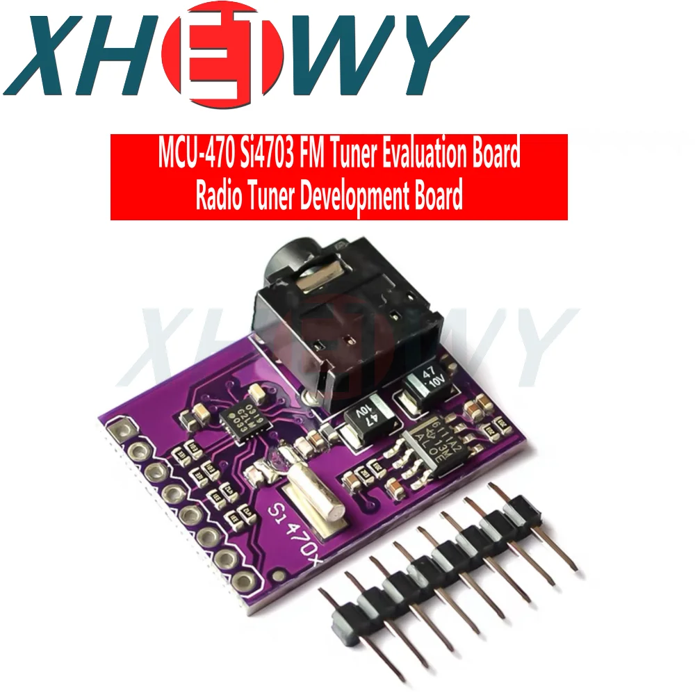 Si4703 FM RDS RBDS Tuner Breakout Board Digital Radio Broadcast Data Processing Module For Arduino AVR ARM PIC With Pins