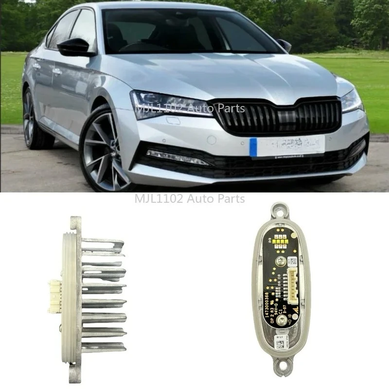 

Новинка для 2016-18 VW Skoda Octavia Mk3, светодиодная фара, модуль «ангельские глазки», дневные ходовые огни, блок управления фарами 1473000368